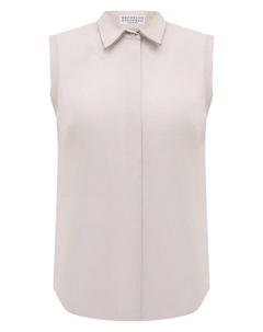 Хлопковая блузка Brunello cucinelli