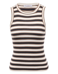 Топ из шерсти и кашемира Brunello cucinelli