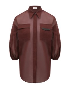 Хлопковая блузка Brunello cucinelli