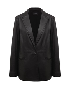 Кожаный жакет Simonetta ravizza