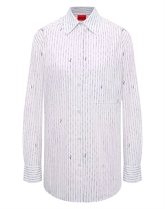 Хлопковая рубашка Hugo