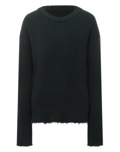 Пуловер из хлопка и шерсти Mm6