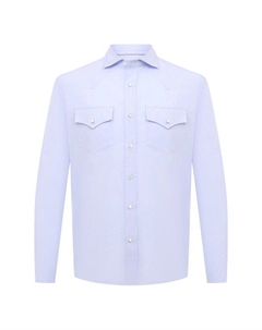 Хлопковая рубашка Brunello cucinelli