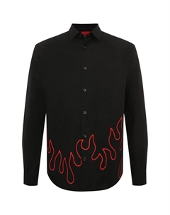 Хлопковая рубашка Hugo