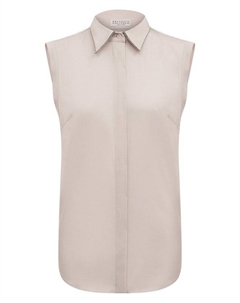 Хлопковая рубашка Brunello cucinelli