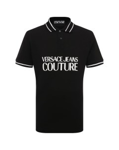 Хлопковое поло Versace jeans couture