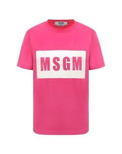 Хлопковая футболка Msgm