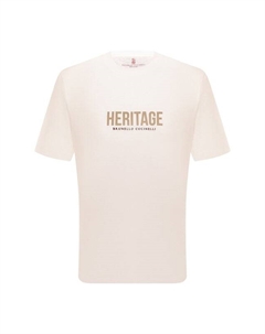 Хлопковая футболка Brunello cucinelli