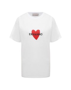 Хлопковая футболка Ermanno firenze