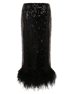 Юбка с отделкой пайетками Yanina