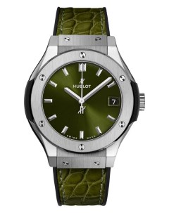 Часы Classic Fusion Green Titanium Hublot