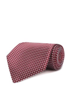 Шелковый галстук с узором Zegna