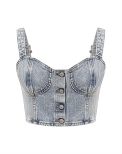 Джинсовый топ 7 for all mankind