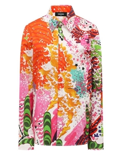 Хлопковая блузка Dsquared2