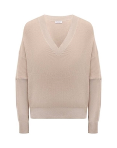 Хлопковый пуловер Brunello cucinelli