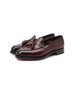 Кожаные лоферы Santoni