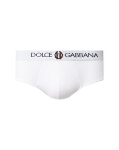 Хлопковые хипсы с широкой резинкой Dolce&gabbana