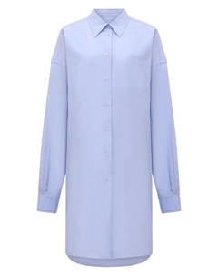 Хлопковое платье-рубашка Maison margiela