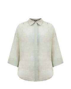 Легкая рубашка из ткани рами с регулируемыми рукавами Lorena antoniazzi