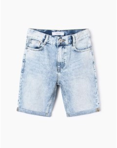 Джинсовые шорты Slim с подворотами Gloria jeans
