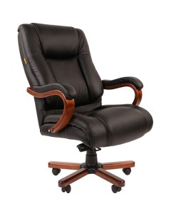 Кресло компьютерное Chairman 503 кожа черный 503 кожа черный