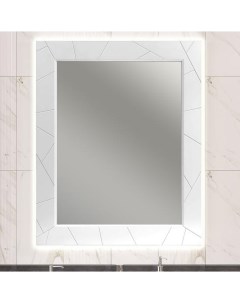 Зеркало Луиджи 80 с подсветкой белое матовое Opadiris