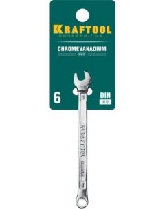 6 мм комбинированный гаечный ключ 27079 06 Kraftool