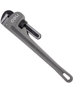 Трубный ключ Стиллсона облегченный DL105018 405мм максимальное открытие 60мм Cr Mo алюминиевый сплав Deli