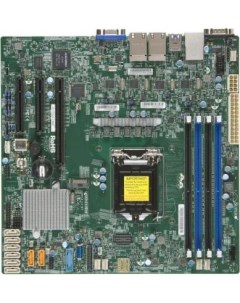 Материнская плата MBD X11SSH LN4F B LGA1151 PCI E SVGA 4xGbLAN SATA RAID MicroATX 4DDR4 12 205929 Supermicro