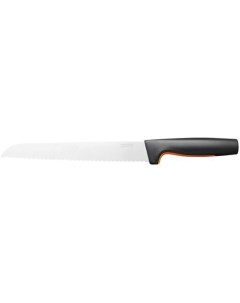 Нож кухонный Functional Form 1057538 для хлеба 213мм заточка серрейтор стальной черный оранжевый Fiskars