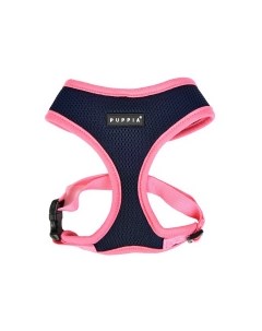 Шлейка для собак дышащая Soft II сине розовая XL Южная Корея Puppia
