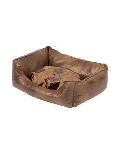 Лежак для собак с бортиками Explorer Bed коричневый 80x60см Бельгия Duvo+
