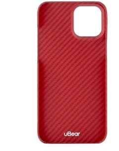 Чехол накладка Supreme case для смартфона Apple iPhone 12 Pro Max кевлар красный CS69RO67KV I20 Ubear