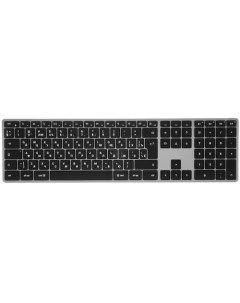 Клавиатура проводная Slim X3 мембранная Bluetooth серый черный ST BTSX3M RU Satechi