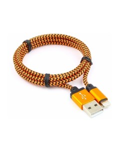 Кабель Cablexpert CC ApUSB2oe USB 2 0 AM Lightning 8P 1 м оранжевый черный Gembird