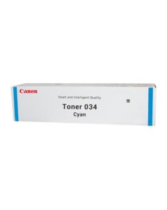 Тонер картридж для лазерного принтера 34 9453B001 голубой оригинальный Canon