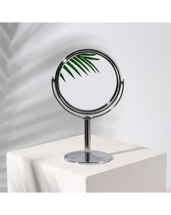 Зеркало на ножке двустороннее с увеличением d зеркальной поверхности 7 7 см Queen fair