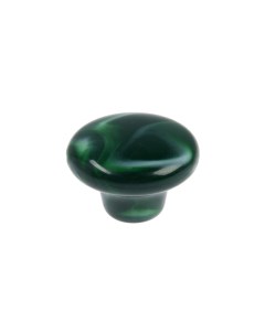 Ручка кнопка CAPPIO d 33 мм акрил цвет зеленый Nobrand