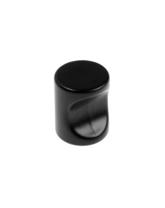 Ручка кнопка РК102 d 18 мм пластик цвет черный Cappio