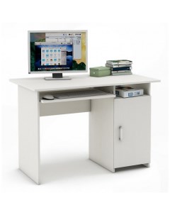 Компьютерный стол Лайт 3К MAS_PSLT 3K BEL белый Вмф