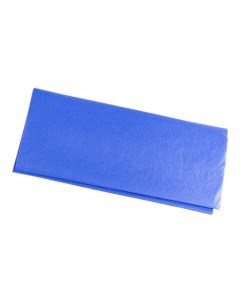 Бумага упаковочная тишью 50 x 66 см Декор синяя 10 шт Азалия