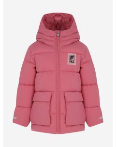 Куртка утепленная для девочек Розовый Fila