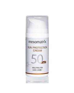 Солнцезащитный крем для лица и тела увлажняющий водостойкий SUN PROTECTION CREAM SPF 50 100 0 Mesomatrix