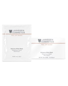 Осветляющая моделирующая маска Botanica White Mask 10 30 г Janssen (германия)