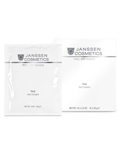 Антиоксидантная альгинатная anti age маска с облепихой и ягодами годжи Goji Anti Oxidant 10 30 г Janssen (германия)