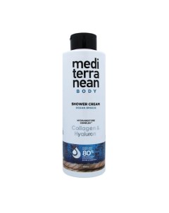 Крем для душа с коллагеном и гиалурновой кислотой M B Shower Cream Ocean Breeze 750 мл Mediterranean