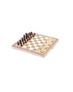 Настольная игра Шахматы в деревянной коробке Наша игрушка