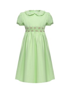 Платье с резинкой на поясе зеленое Mariella ferrari