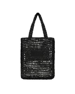 Плетеная сумка черного цвета Msgm