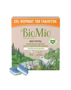 Средство для посудомоечной машины с маслом эвкалипта 100 шт Biomio